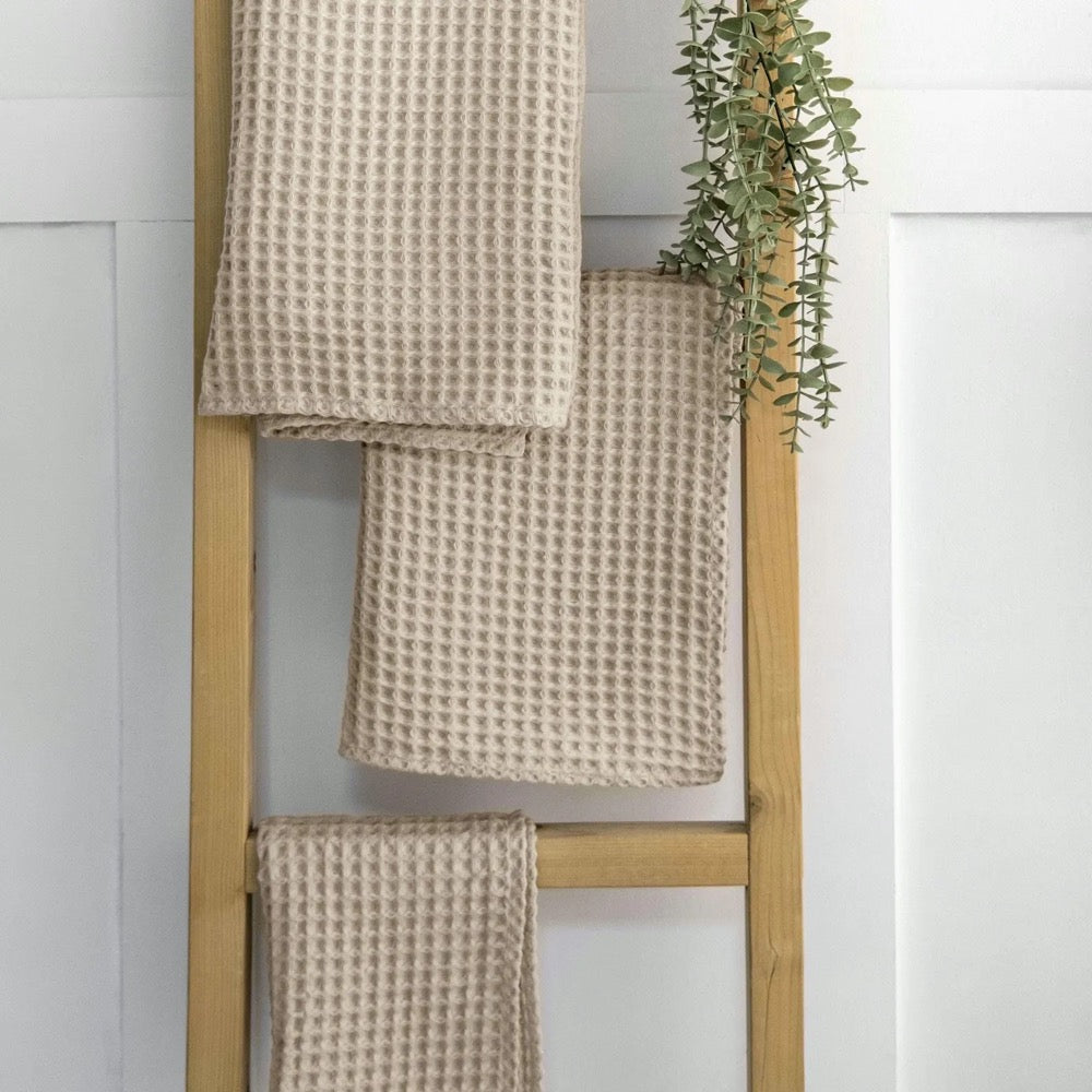Organic Cotton Waffle Bedspread: Throw Blanket