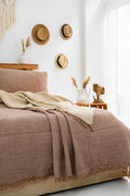 Organic Cotton Muslin Duvet Cover Set: OEKO-TEX, Striped, Extra Soft
